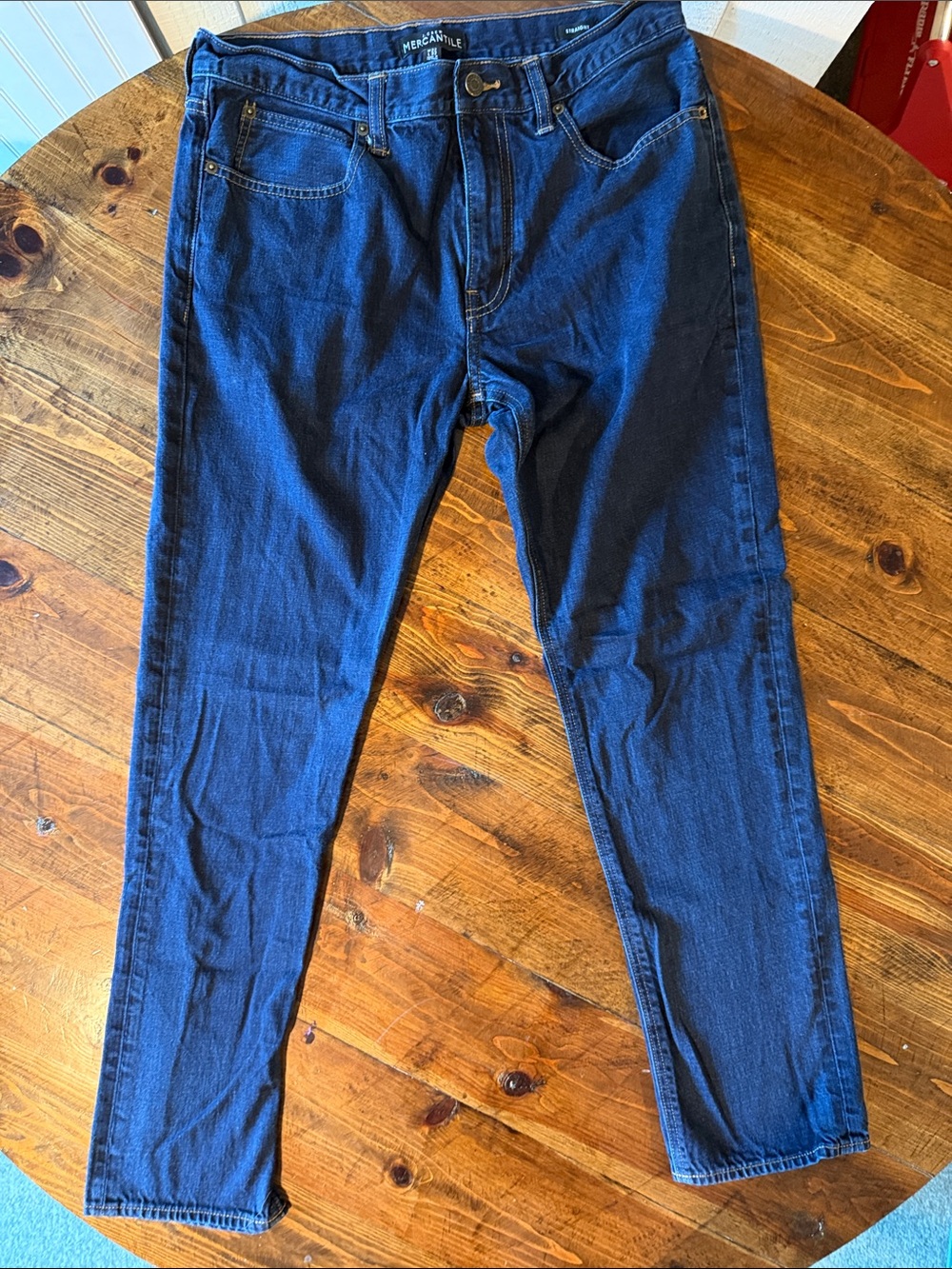 J. Crew Men's Dark Blue Skinny Jeans